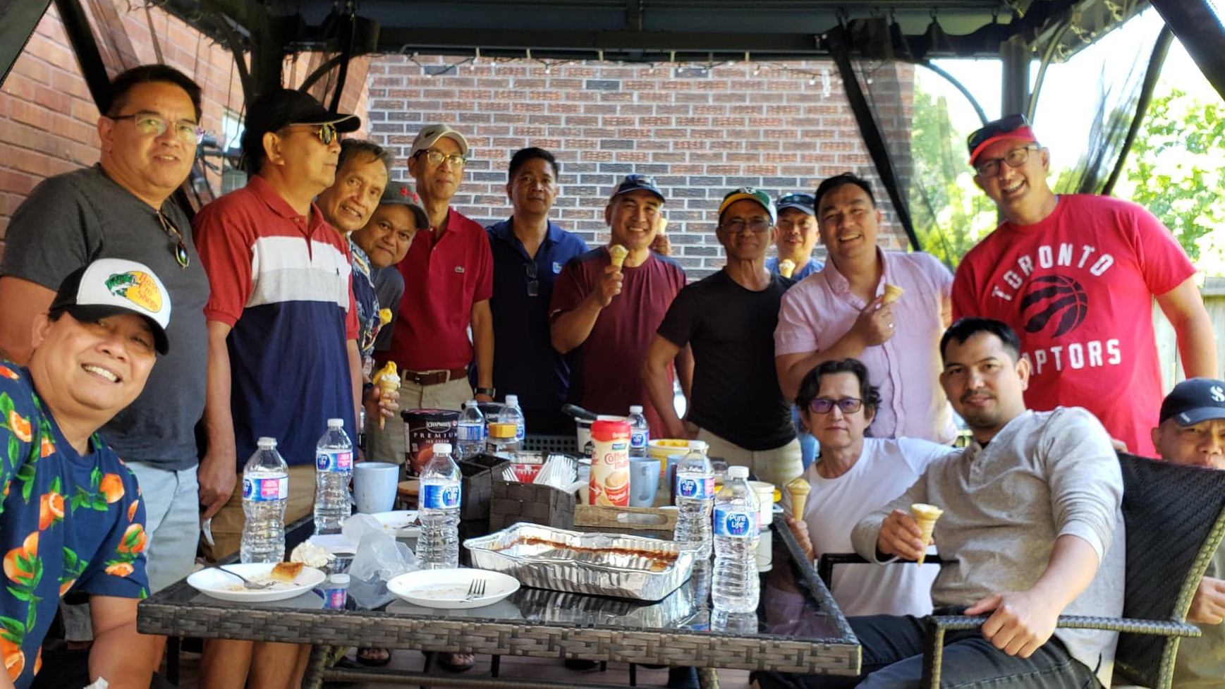 FCC men's ministry at a summer gathering